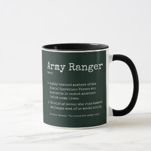 Mug Définition des Rangers de l'Armée