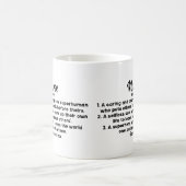 Mug Définition d'infirmière d'inspiration personnalisé (Centre)
