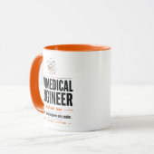 Mug Définition d'ingénieur biomédical (Devant gauche)