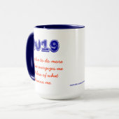 Mug Définition d'objectifs personnalisables par MDillo (Devant gauche)