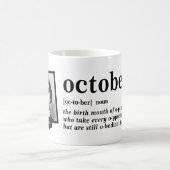 Mug Définition d'octobre (Centre)