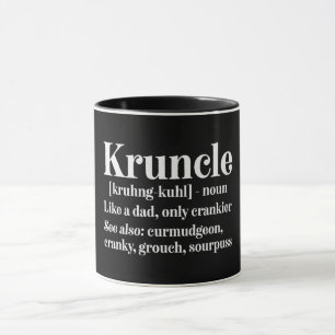 Mug Définition d'oncle Kruncle/Cranky