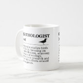 Mug Définition d'ornithologue - Vogelkunde (Observatio (Devant gauche)