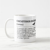Mug Définition d'ornithologue - Vogelkunde (Observatio (Gauche)