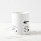 Mug Définition drôle athée pour le jour athée (Centre)
