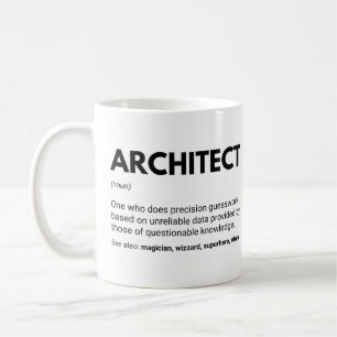 Mug Définition drôle d'architectes ingénieurs