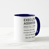 Mug Définition drôle d'assistant de direction personna (Devant droit)