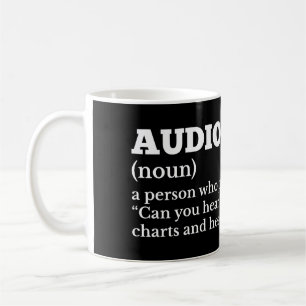 Mug Définition drôle d'audiologiste