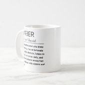Mug Définition drôle de barbier (Devant gauche)