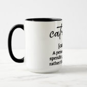 Mug Définition drôle de Catrovert (Gauche)