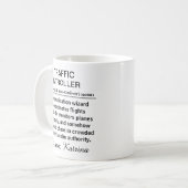 Mug Définition drôle de contrôleur de la circulation a (Devant gauche)