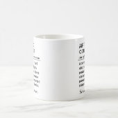 Mug Définition drôle de contrôleur de la circulation a (Centre)