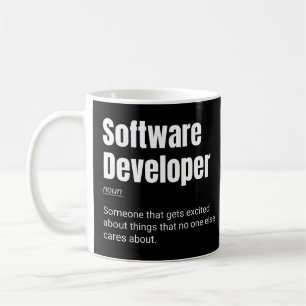 Mug Définition drôle de développeur de logiciels progr