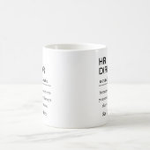 Mug Définition drôle de directeur RH (Centre)