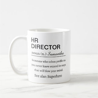 Mug Définition drôle de directeur RH