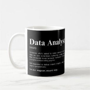 Mug Définition drôle de données d'analyste de données