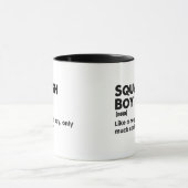 Mug Définition drôle de garçon de squash Amateur de sq (Centre)