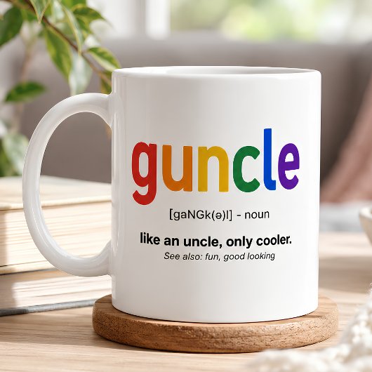 Mug Définition drôle de Guncle