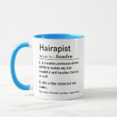 Mug Définition drôle de Hairapist (Gauche)