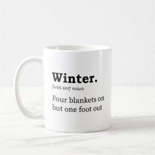 Mug Définition drôle de l'hiver