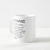 Mug Définition drôle de mécanicien (Devant gauche)