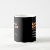 Mug Définition drôle de microbiologiste féminine noire (Centre)