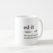 Mug Définition drôle de modifier (Devant droit)