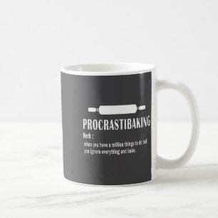 Mug Définition drôle de Procrastibaking - Amoureux de