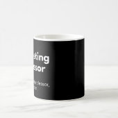 Mug Définition drôle de professeur de marketing (Centre)