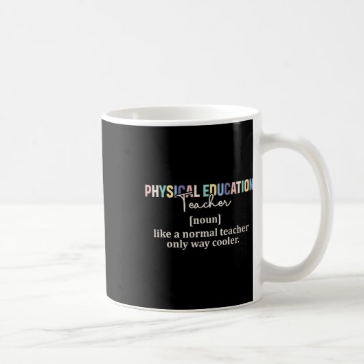 Mug Définition drôle de professeur d'éducation physiqu (Droite)