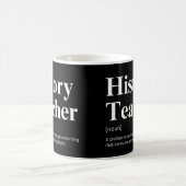 Mug Définition drôle de professeur d'histoire (Centre)