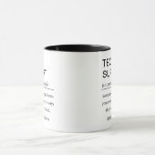 Mug Définition drôle de support technique personnalisé (Centre)