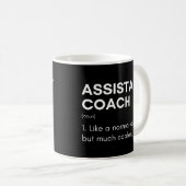 Mug Définition drôle d'entraîneur adjoint (Devant droit)