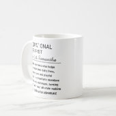 Mug Définition drôle d'ergothérapeute (Devant gauche)