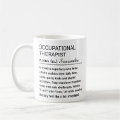 Mug Définition drôle d'ergothérapeute (Gauche)