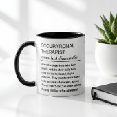 Mug Définition drôle d'ergothérapeute