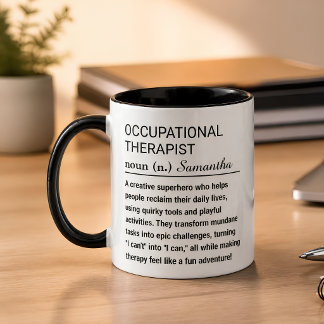 Mug Définition drôle d'ergothérapeute