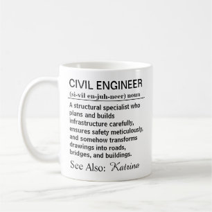 Mug Définition drôle d'ingénieur civil