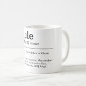 Mug Définition drôle d'oncle (Devant droit)