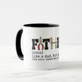 Mug Définition drôle du père (Devant gauche)