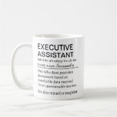 Mug Définition drôle d'un assistant de direction perso (Gauche)