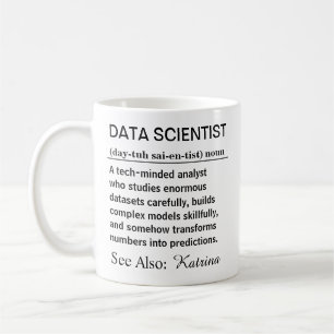 Mug Définition drôle et personnalisée de scientifique