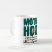 Mug Définition drôle/sarcastique de la maternité (Devant gauche)