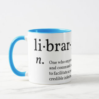 Mug Définition du bibliothécaire