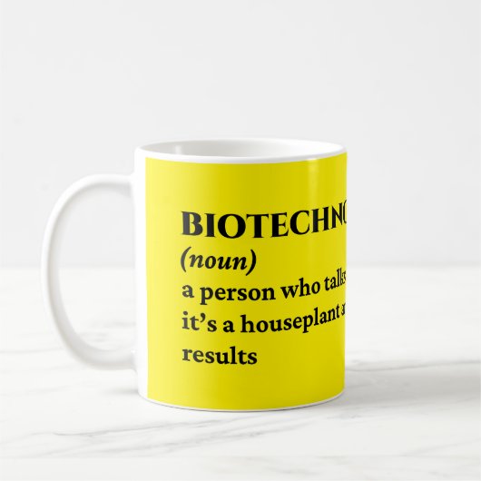 Mug Définition du bioingénieur héréditaire (Gauche)