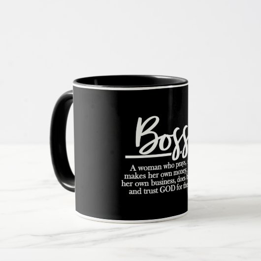 Mug Définition Du Boss (Devant gauche)