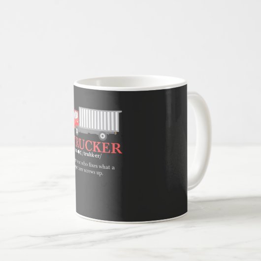 Mug Définition du camion (Devant droit)
