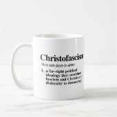 Mug Définition du christofascisme (Gauche)
