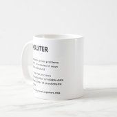 Mug Définition du collaborateur du service Recruteur e (Devant gauche)