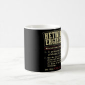 Mug Définition du dictionnaire amusant de l'ingénieur  (Devant droit)